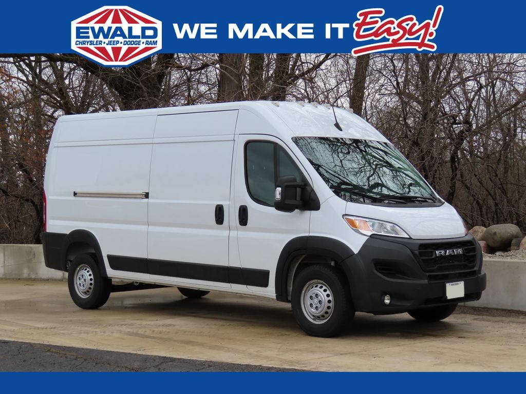 2025 RAM ProMaster 2500 Cargo Van Tradesman High Roof 159' WB w/Pass Seat