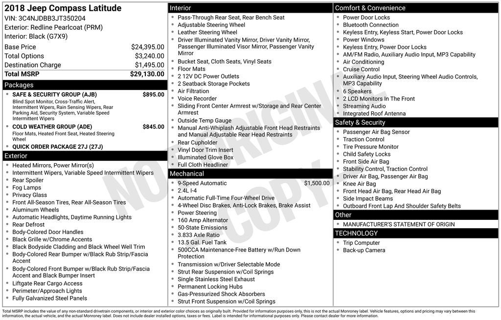 2018 Jeep Compass Latitude