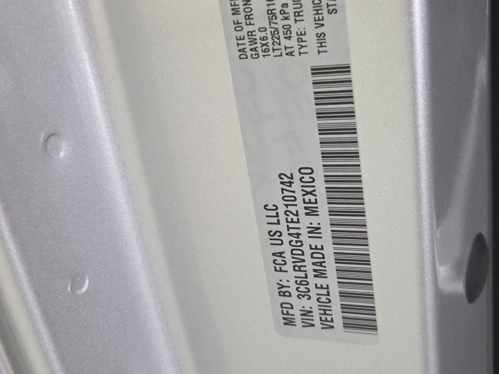 2026 RAM ProMaster 2500 High Roof