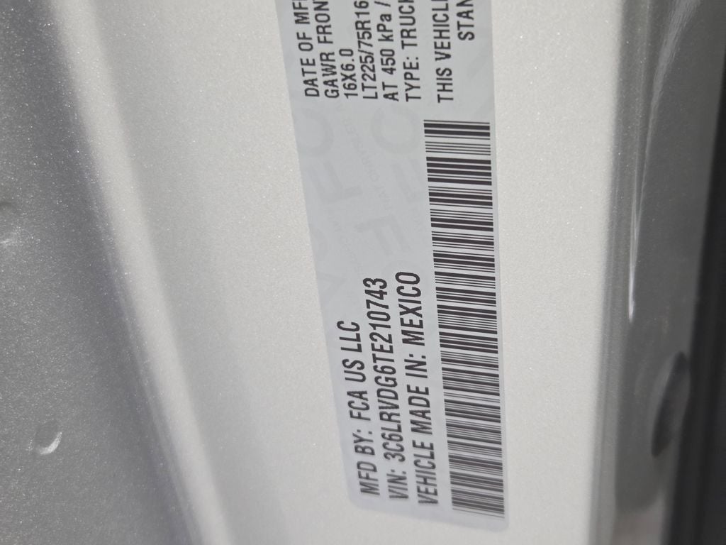2026 RAM ProMaster 2500 High Roof
