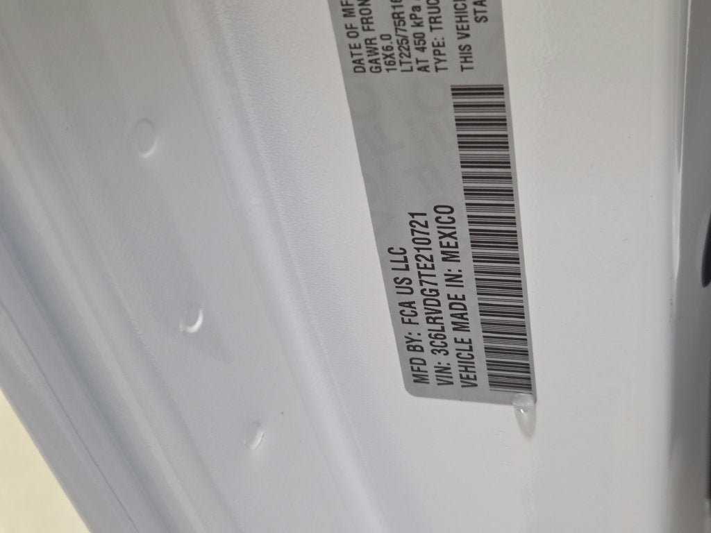 2026 RAM ProMaster 2500 High Roof