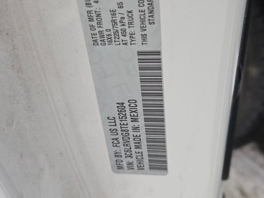 2026 RAM ProMaster 2500 High Roof