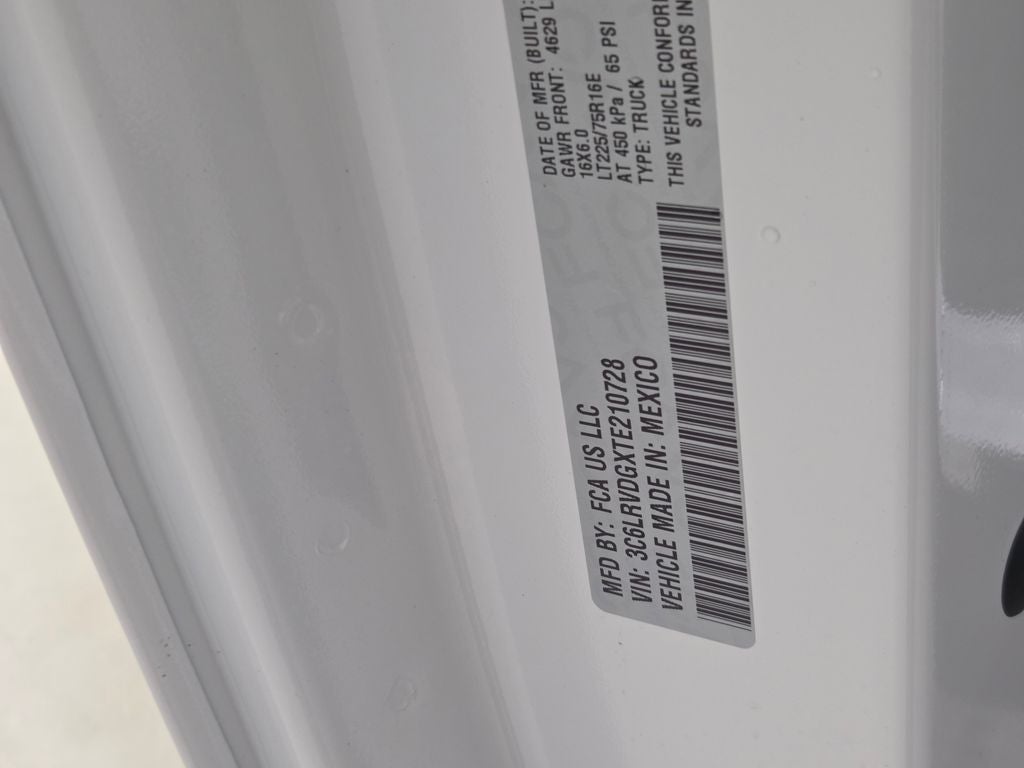 2026 RAM ProMaster 2500 High Roof