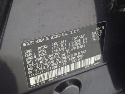 2016 Honda HR-V EX-L w/Navigation