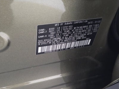 2022 Subaru Ascent Premium