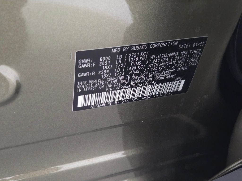 2022 Subaru Ascent Premium