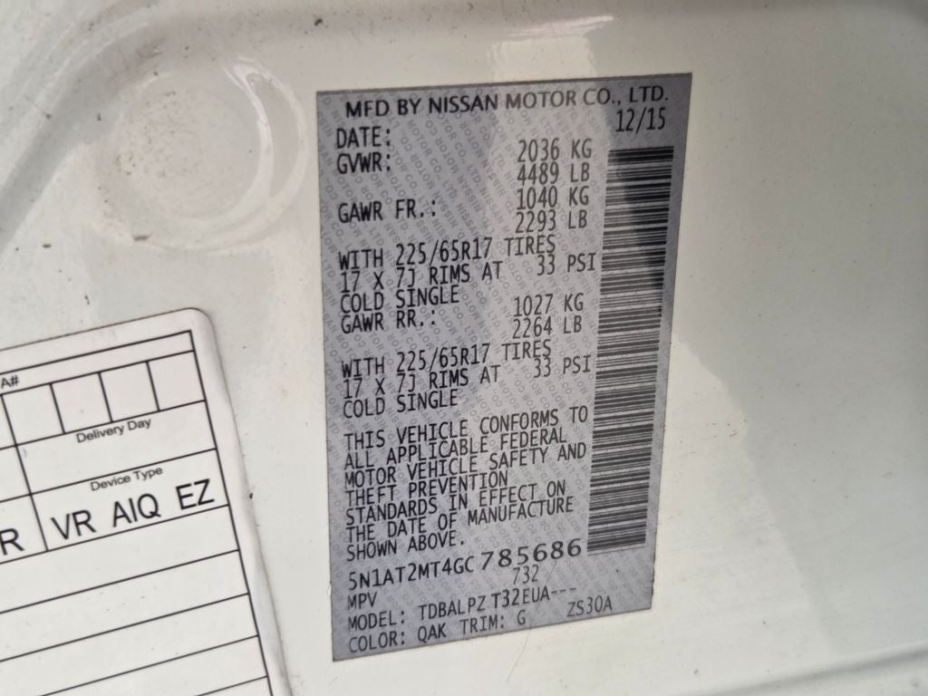 2016 Nissan Rogue Base