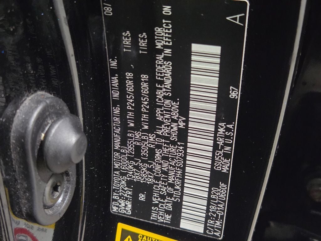 2015 Toyota Highlander XLE V6