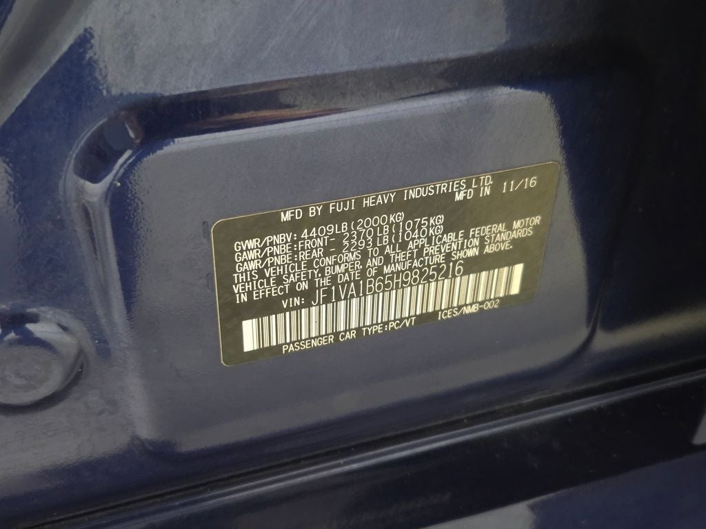 2017 Subaru WRX Base