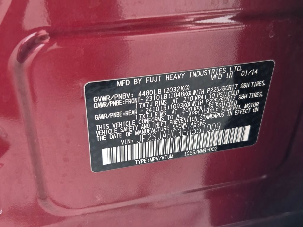 2014 Subaru Forester 2.5i Limited