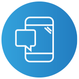 Graphic of a smartphone