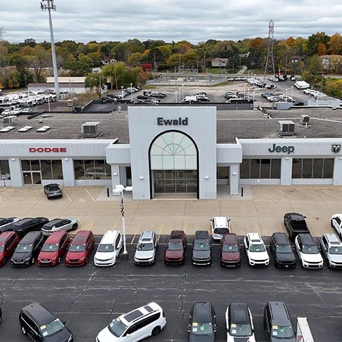 Ewald Chrysler Jeep Dodge Ram Franklin logo